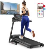 Sunny Health & Fitness Energy Flex Motorized Treadmill with