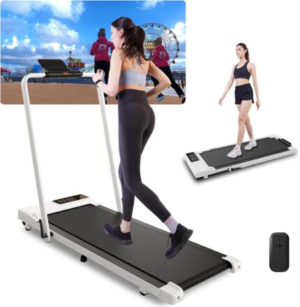 SupeRun 3 in 1 Walking Pad Treadmill, 3.0HP Folding