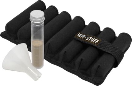 Supp Stuff Powder Supplement Organizer and Travel Case with 7 Powder