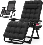 Suteck Zero Gravity Chair, Reclining Camping Lounge Chair w/Removable