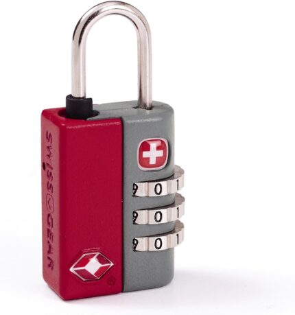 SwissGear TSA-Approved Travel Sentry Combination Luggage Lock with