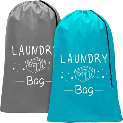 Sylfairy 2 Pack Extra Large Travel Laundry Bag, Dirty Clothes