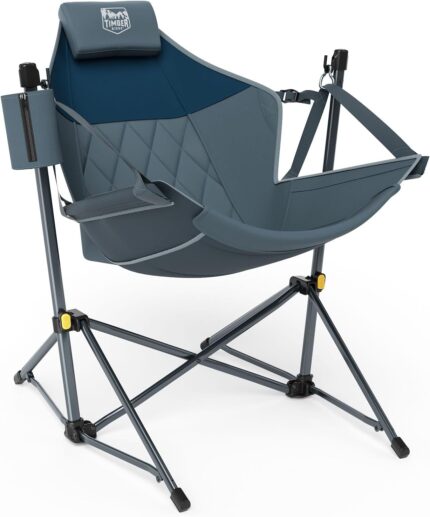 TIMBER RIDGE Hammock Camping Chair with Adjustable Backrest, Heavy