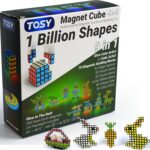 TOSY Magnet Cube 4x4 - 560 Magnets, 70 Blocks, for Mom/Her/Wife, 9in1
