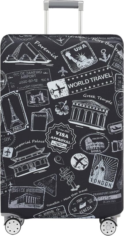 TRAVELKIN Luggage Covers For Suitcase Tsa Approved,Suitcase Cover