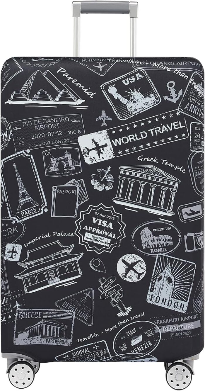 TRAVELKIN Luggage Covers For Suitcase Tsa Approved,Suitcase Cover