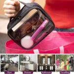 TSA Approved Toiletry Bag - 6.5 x 8.3 inches - Quart Size, Clear