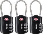 TSA Luggage Locks,[3 Pack] Diyife TSA Approved Cable Luggage