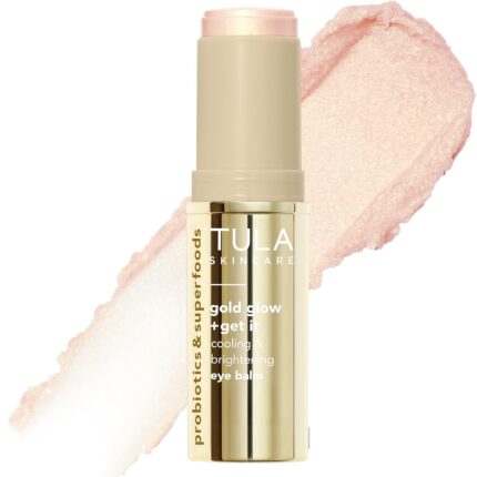 TULA Skin Care Eye Balm Gold Glow - Dark Circle Treatment, Instantly