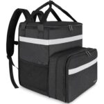 Taygeer Food Delivery Backpack, Expandable Insulated Food Delivery Bag
