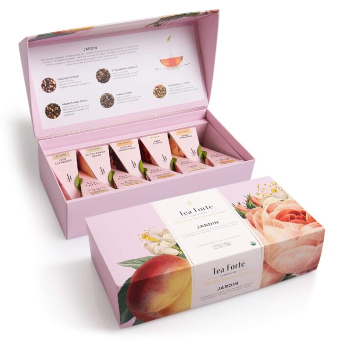 Tea Forte Jardin Organic Fruit, Herb and Flower Teas, Petite
