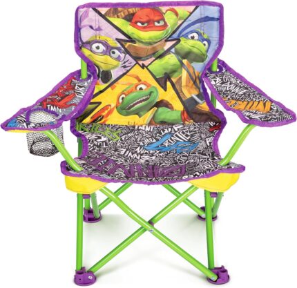 Teenage Mutant Ninja Turtles Kids Chair Foldable for Camping, TMNT