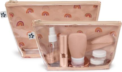 Tiny Twinkle Mess-proof Travel Bags, Airline Compliant, Zipper