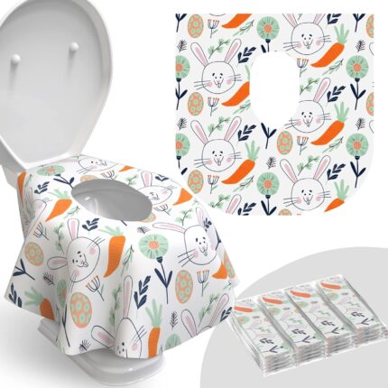 Toilet Seat Covers Disposable - 20 Pack - Waterproof, Ideal for Kids
