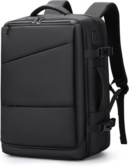 Travel Backpack 41L, Expandable Water Resistant College Computer