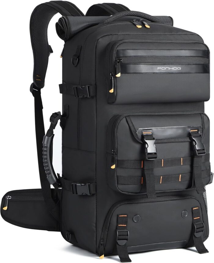 Travel Backpack for Men, 50L Carry On Flight Approved Convertible