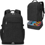 Travel Backpack with Expandable Shoe Department, 34L-42L Carry On
