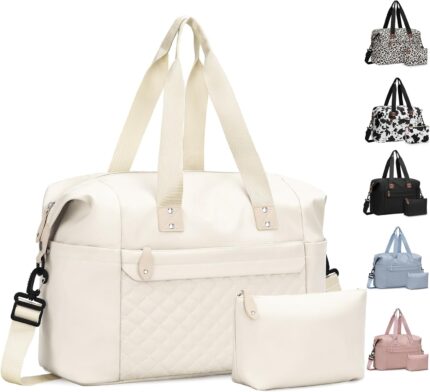 Travel Duffle Bag, Waterproof Weekender Overnight Hospital Bags for