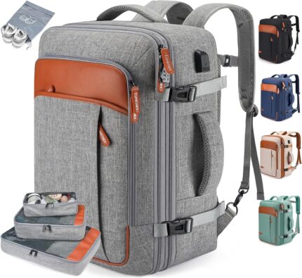 Travel Laptop Backpack,42L Carry on Luggage, Flight Approved