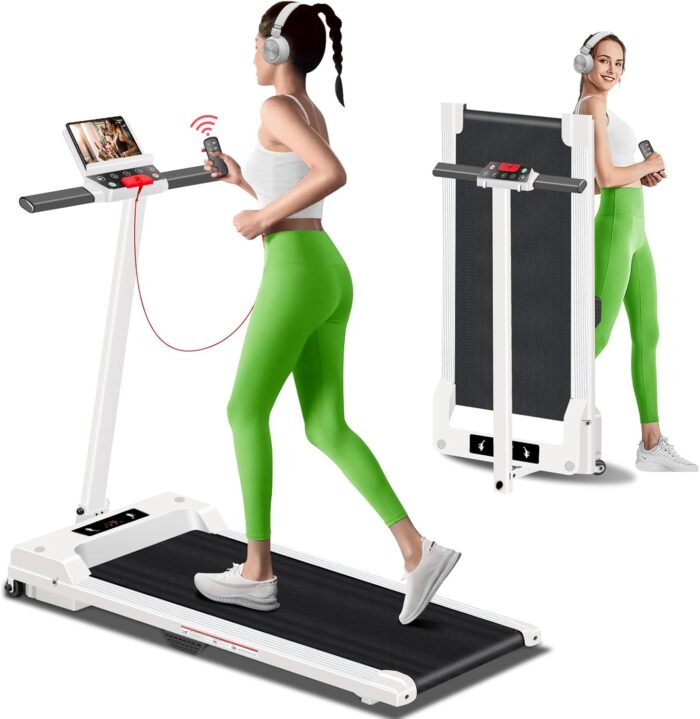 Treadmill for Home, Treadmill with Handles, 3.0HP Portable