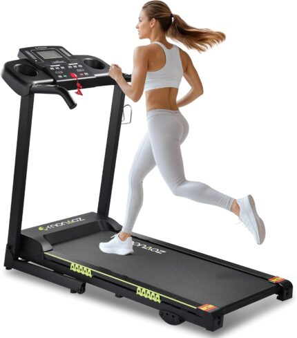 Treadmill with Manual Incline and Bluetooth Speaker, 2.5HP
