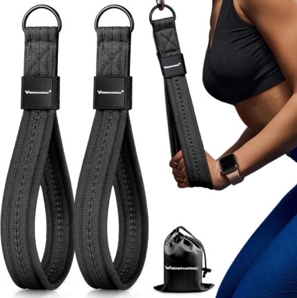 Tricep Rope Cable Attachment Handles for Gym, 13inch