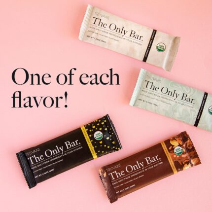 Truvani Plant Based Snack Bars | Variety 12 Pack | 5-8g Protein | USDA