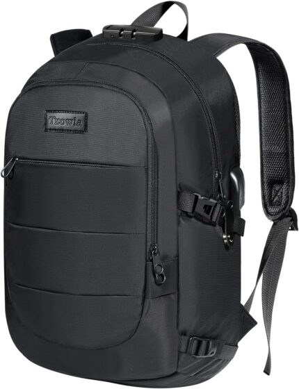 Tzowla 35 Liter Anti Theft with USB Charging Port Laptop Backpack