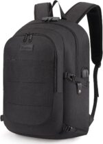 Tzowla Anti-Theft Water Resistant 17.3 Inch Laptop Backpack with USB