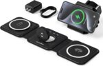 UCOMX 3 in 1 Charging Station for Multple Devices,Foldable 3 in 1