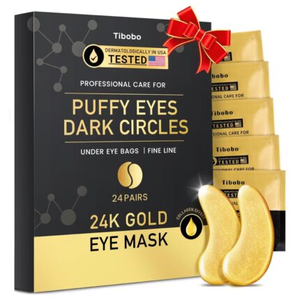 Under Eye Patches (24 Pairs) - 24K Gold Eye Masks Enriched with