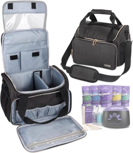 Universal Waxing Kit Carry Bag Compatible with Tress Wellness -