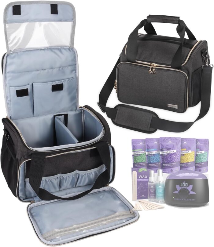 Universal Waxing Kit Carry Bag Compatible with Tress Wellness -