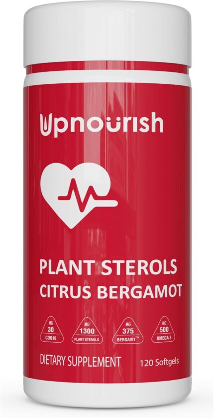 UpNourish Plant Sterols Citrus Bergamot Supplement for High