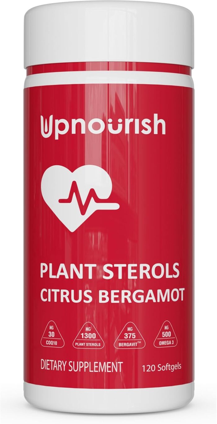 UpNourish Plant Sterols Citrus Bergamot Supplement for High