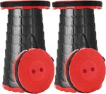 Upgraded Foldable Stool Thickened Set of 2, Portable Collapsible Stool