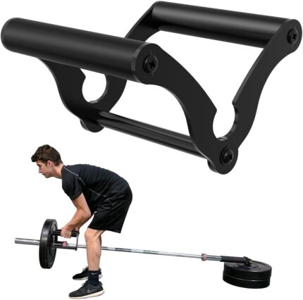 V Bar Landmine Handle Attachment for Barbell Bar, Solid