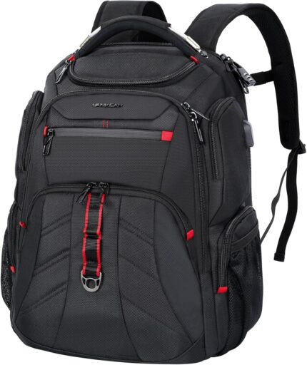 VANKEAN Travel Laptop Backpack 17.3 Inch TSA Friendly, Water-Repellent