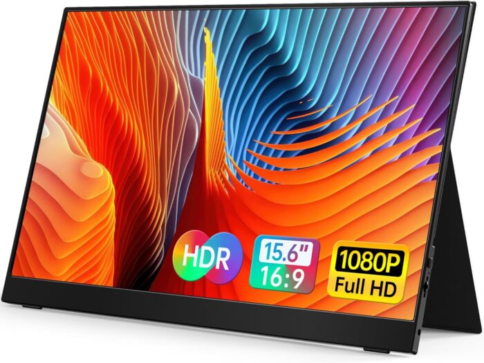 VILVA Portable-Monitor-for-Laptop - 15.6'' 1080P FHD IPS Display USB-C