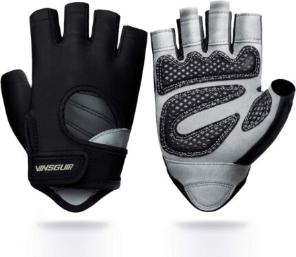 VINSGUIR Workout Gloves for Men and Women, Weight Lifting