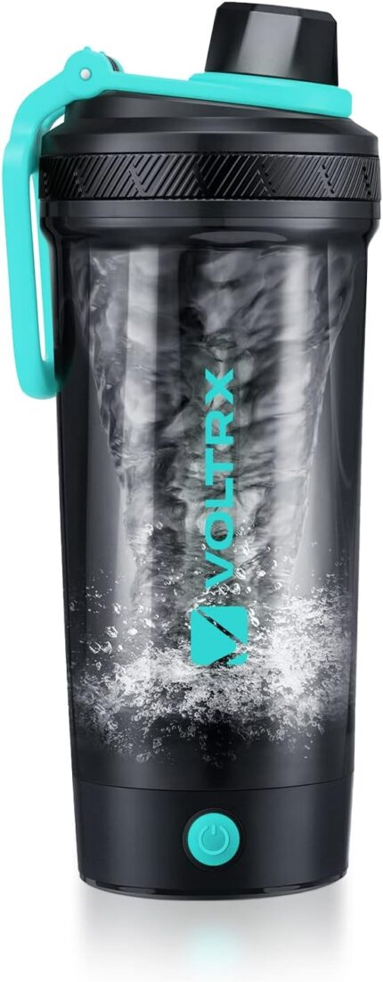 VOLTRX Shaker Bottle, Gallium USB C Rechargeable Electric