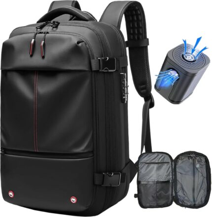 Vacpack Backpack with Pump, Airback Vacuum Seal Compression Vacpack,