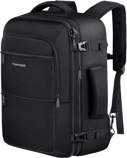 Vancropak Carry On Backpack, 40L Expandable Extra Large Travel