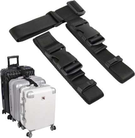 Vigorport Luggage Connector, Straps for Suitcase, Add A Bag Adjustable