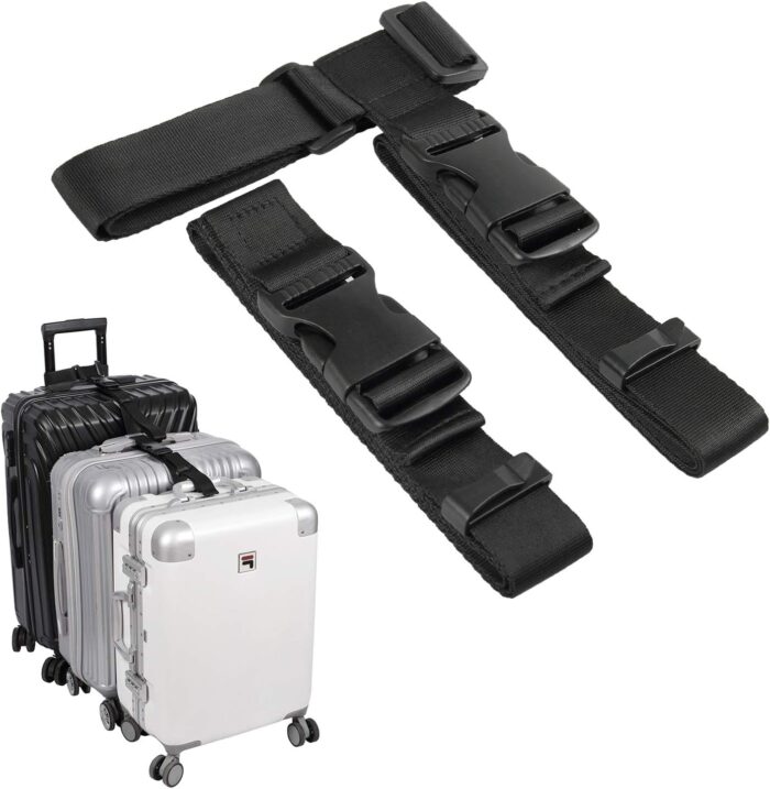 Vigorport Luggage Connector, Straps for Suitcase, Add A Bag Adjustable