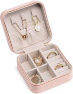 Vlando Travel Jewelry Case - Mothers Day Gifts for Mom Grandma Wife -