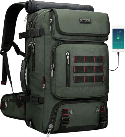 WITZMAN Carry on Travel Backpack for Men Airline Approved Convertible