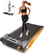 Walking Pad Treadmill, BestGod Incline Under Desk Treadmill