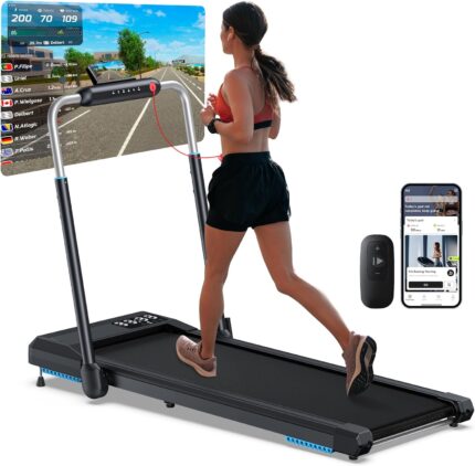 Walking Pad Treadmill, Under Desk Treadmill with Incline for