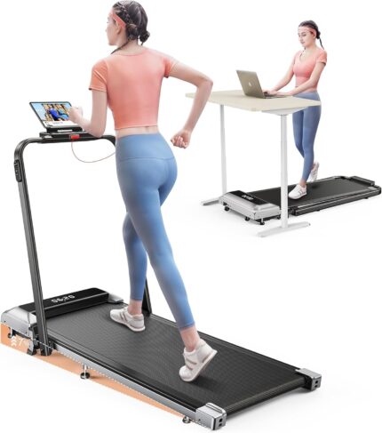 Walking Pad Under Desk Treadmill with Incline and Handle